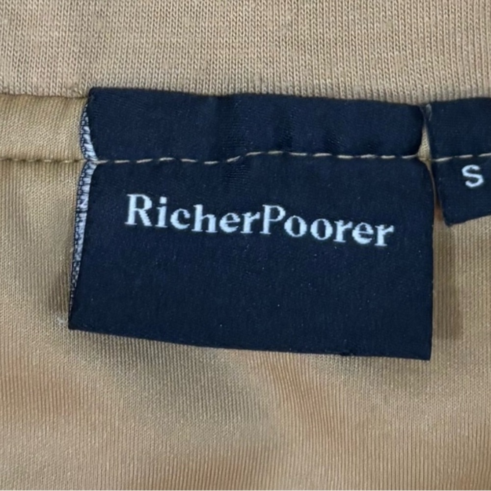 Richer Poorer Quilted Modal Bomber Jacket - Tan - Picture 7 of 7